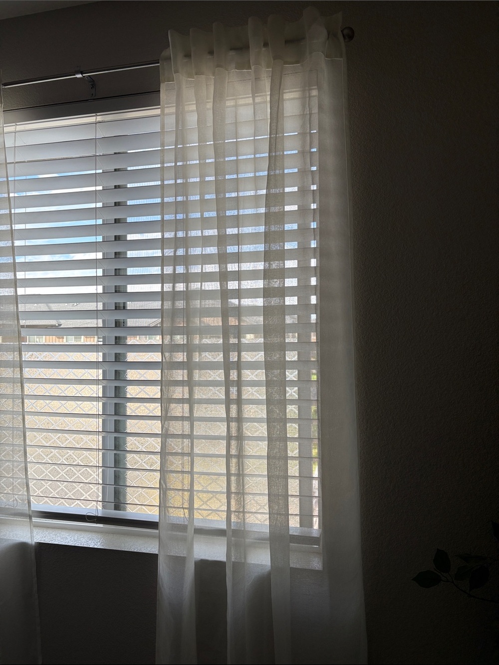 Pier 1 Sheer Curtain Panels (Set of 2) - 50" x 84"   Retails $70 (Set)
